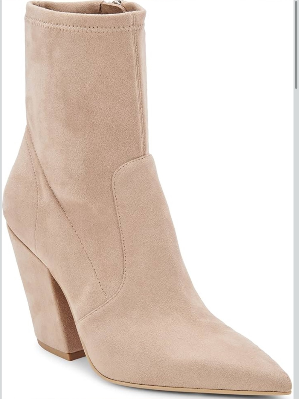 Dolce Vita Nello Boots In Dune Pointed Toe Zipper Bootie Women’s Size 6M New